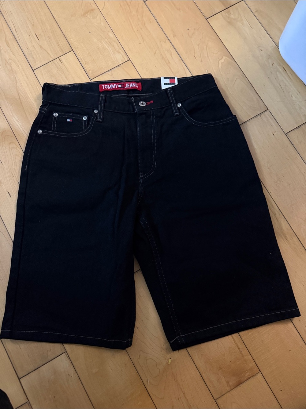Tommy Hilfiger Black Denim Men’s Shorts